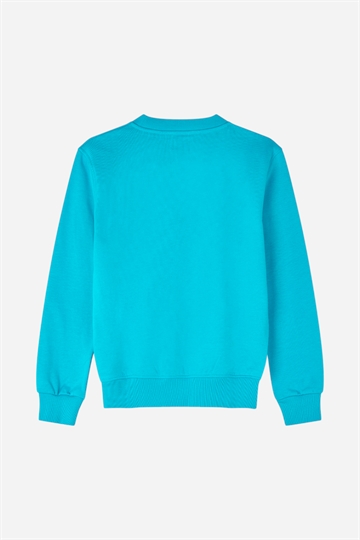 Mads Nørgaard Organic Sweat Solo - Peacock Blue